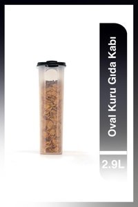 Tupperware Oval Kuru Gıda 2'li Plastik Saklama Kabı 2.9 lt