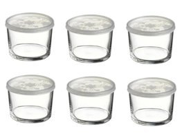 Paşabahçe 12'li Cam Saklama Kabı 6x220 ml