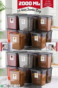 Nandy Home 48'li Plastik Saklama Kabı 24x2 lt