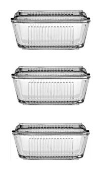 Paşabahçe 97711 6'lı Cam Saklama Kabı 3x480 ml