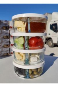 Paşabahçe Fma504752 8'li Cam Saklama Kabı 4x785 ml