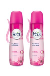 Veet Normal Ciltler İçin Koltuk Altı Bacak Genital Bölge Kadın Tüy Dökücü Sprey 2x150 ml