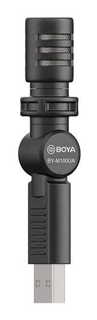 Boya By-M100Ua Condenser Type A Kablolu Siyah El Mikrofon