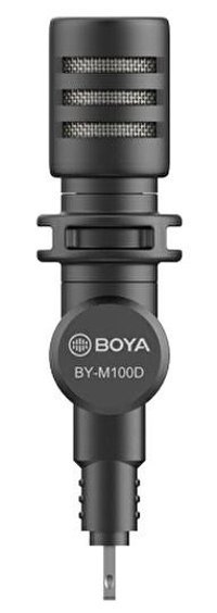 Boya By-M100D Condenser Lightning Kablolu Siyah El Mikrofon