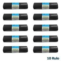 Ecoplast Jumbo Boy 80x110 cm Çöp Poşeti 10x10 Adet Siyah