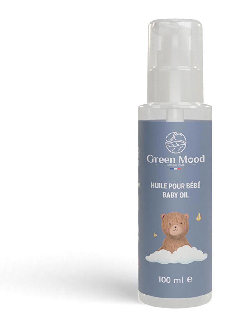 Green Mood Natural Care Var Bademli-Zeytinyağlı-Jojoba Yağlı Bebek Masaj Yağı 100 ml