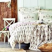 Karaca Home Pamuk Dört Mevsim 200 x 220 cm Çift Kişilik Çarşaflı Desenli Nevresim Takımı Pembe