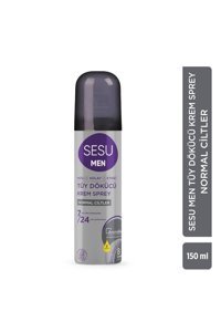 Sesu Normal Ciltler İçin Koltuk Altı Bacak Erkek Tüy Dökücü Sprey 150 ml