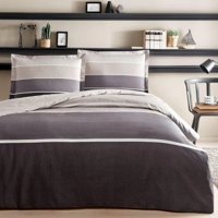 Taç Pamuk Saten Dört Mevsim 200 x 220 cm Çift Kişilik Çarşaflı Desenli Nevresim Takımı Krem - Mor