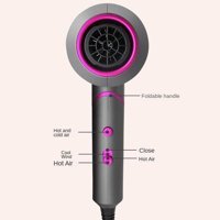 Lebeigo İyonlu 1000 W Mini Seyahat Tipi Saç Kurutma Makinesi