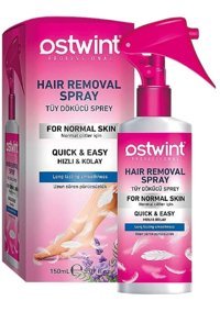 Ostwint Professional Normal Ciltler İçin Koltuk Altı Bacak Kadın Tüy Dökücü Sprey 150 ml
