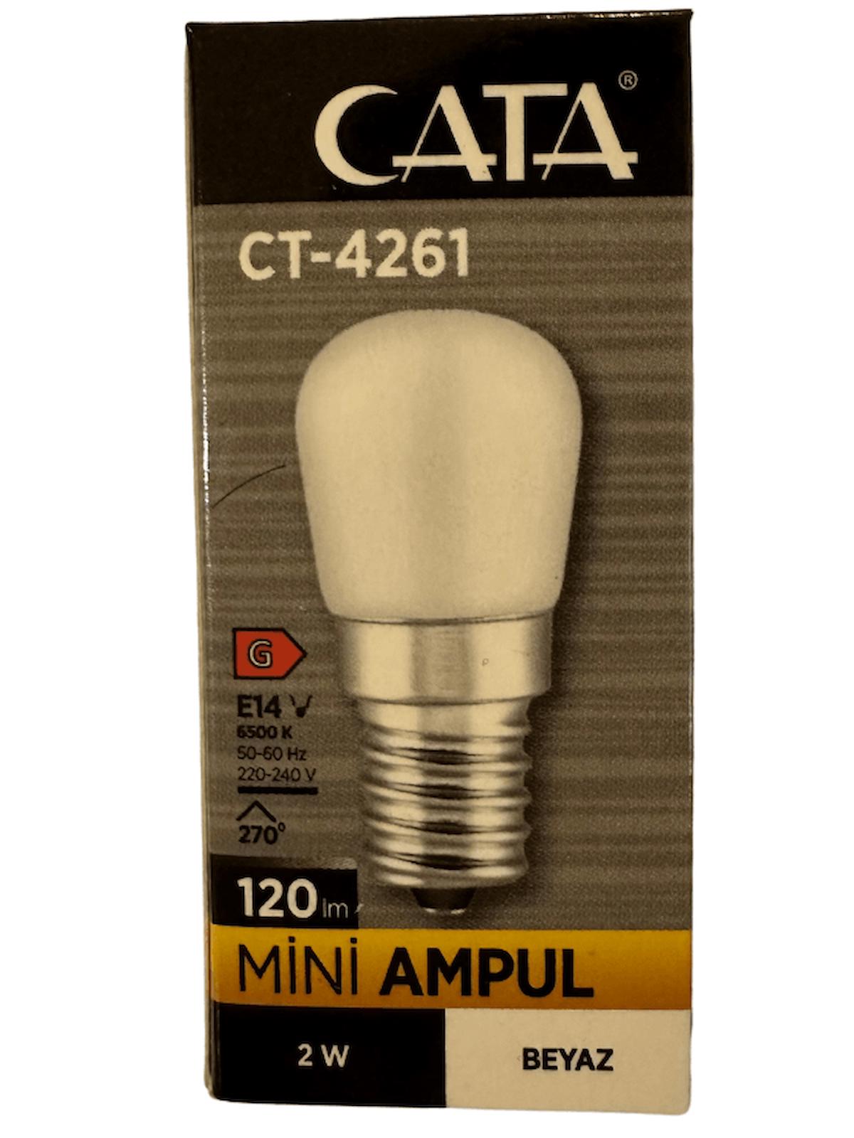 Cata CT-4261 2 W Beyaz E14 Armut LED Ampul