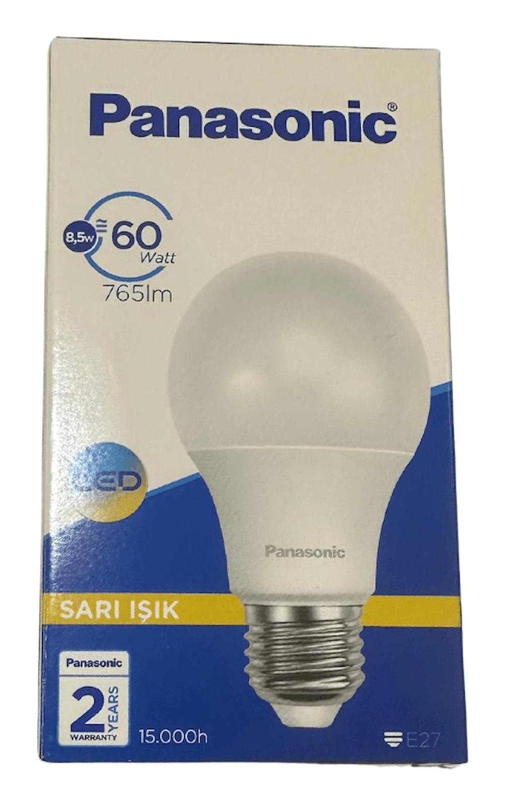 Panasonic 2700K 8.5 W Sarı E27 Armut LED Ampul