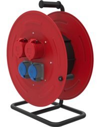 Bemis Ip44 220 W Kalın 4'lü 50 m Uzatma Kablosu Kırmızı