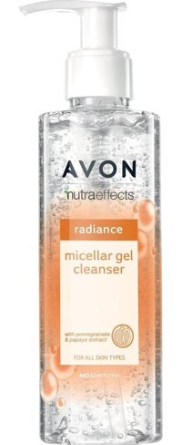 Avon True Radiance Micellar Nar ve Papaya Özlü C Vitaminli Tüm Ciltler Yüz Temizleme Jeli 195 ml