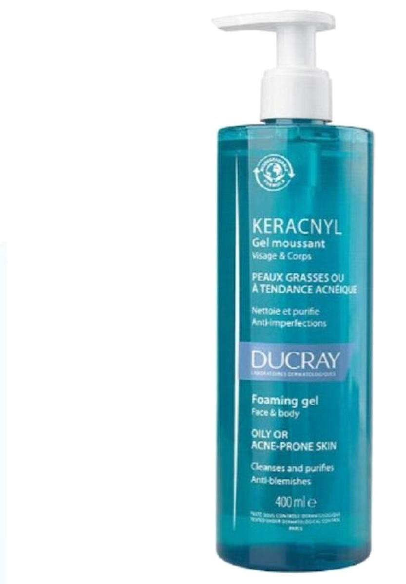 Ducray Keracnyl Yağlı Ciltler Yüz Temizleyici Köpük 400 ml