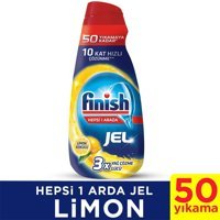 Finish Hepsi Bir Arada Limon Kokulu El Bulaşık Deterjanı 1 lt