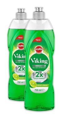 Viking Technopower Limon Kokulu El Bulaşık Deterjanı 2x750 ml
