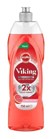 Viking Technopower Pembe Greyfurt Kokulu El Bulaşık Deterjanı 750 ml