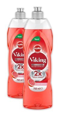 Viking Technopower Pembe Greyfurt Kokulu El Bulaşık Deterjanı 2x750 ml
