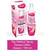 Biowet Hassas Ciltler İçin Koltuk Altı Bacak Kadın Tüy Dökücü Sprey 150 ml