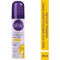 Sesu Normal Ciltler İçin Koltuk Altı Bacak Kadın Tüy Dökücü Sprey 150 ml