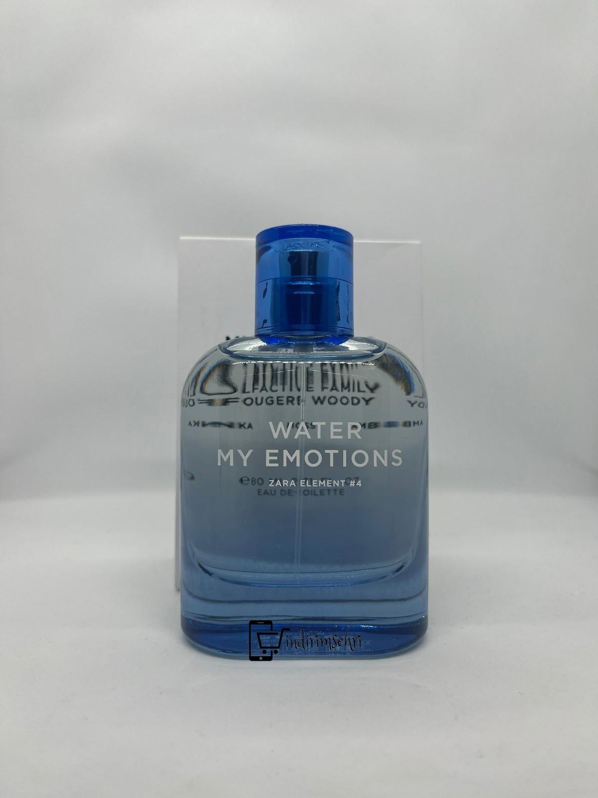 Zara Water My Emotions EDT Odunsu Erkek Parfüm 80 ml