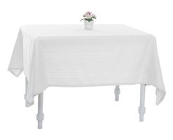 Özdilek Silver Line Polyester 160x220 cm Dikdörtgen Masa Örtüsü Beyaz