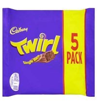 Cadbury Twirl Sütlü Çikolata 5x21,5 gr
