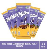 Milka Bademli Çikolata 5x90 gr
