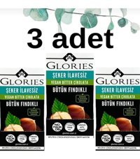 Glories Vegan Fındıklı Çikolata 3x60 gr