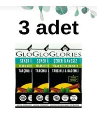 Glories Vegan Bademli Çikolata 3x55 gr
