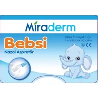 Miraderm Bebsi Burun Aspiratörü Mavi+ Yedek Uç 3'lü