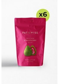 Patiswiss Draje Çilekli Çikolata 6x80 gr