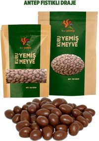 Kuryemiş Draje Antep Fıstıklı Çikolata 100 gr