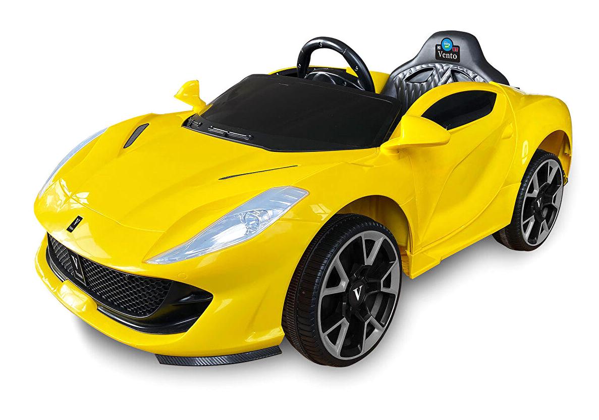 Baby Toys Vento 12 V Üstü Açık Tek Kişilik Akülü Araba Sarı