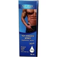 So Well Tüm Ciltler İçin Erkek Tüy Dökücü Sprey 3x100 ml