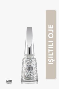 Flormar Glitter Stardust 01 Stardust Sedefli Oje