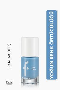 Flormar 49 Mavi Mat Oje