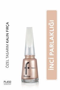 Flormar Maxi Brush Pearly Pl450 Salmon Dust Salmon Dust Sedefli Oje