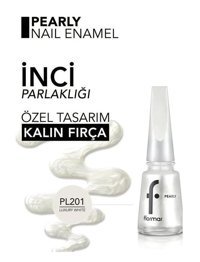 Flormar Pearly Pne-201 Luxury White Sedefli Oje