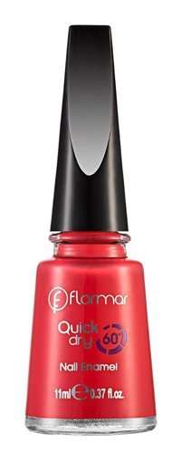 Flormar Quick Dry Bright Coral 03 Bright Coral Mat Oje