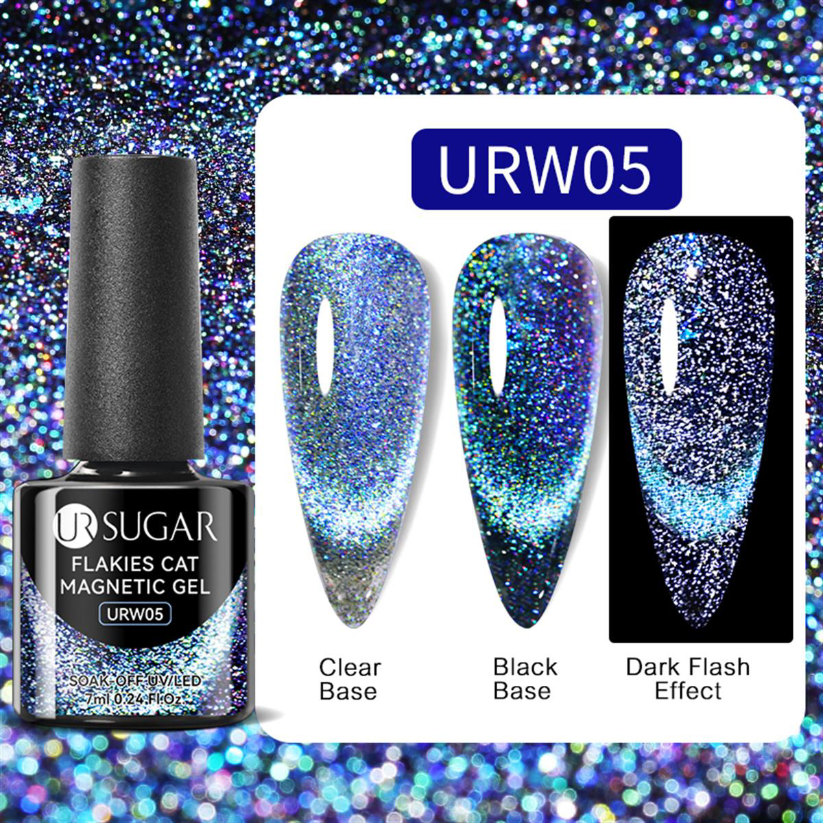 UrSugar Urw05 Mavi Kalıcı Sedefli Oje