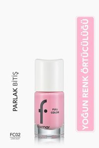 Flormar Full Color 02 Pembe Mat Oje