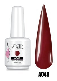 Mozıur A048 Bordo Kalıcı Parlak Oje