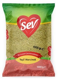 Sev Yeşil Mercimek 1 kg