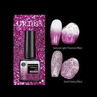 UrSugar URT035 Beyaz-Pembe Kalıcı Sedefli Oje