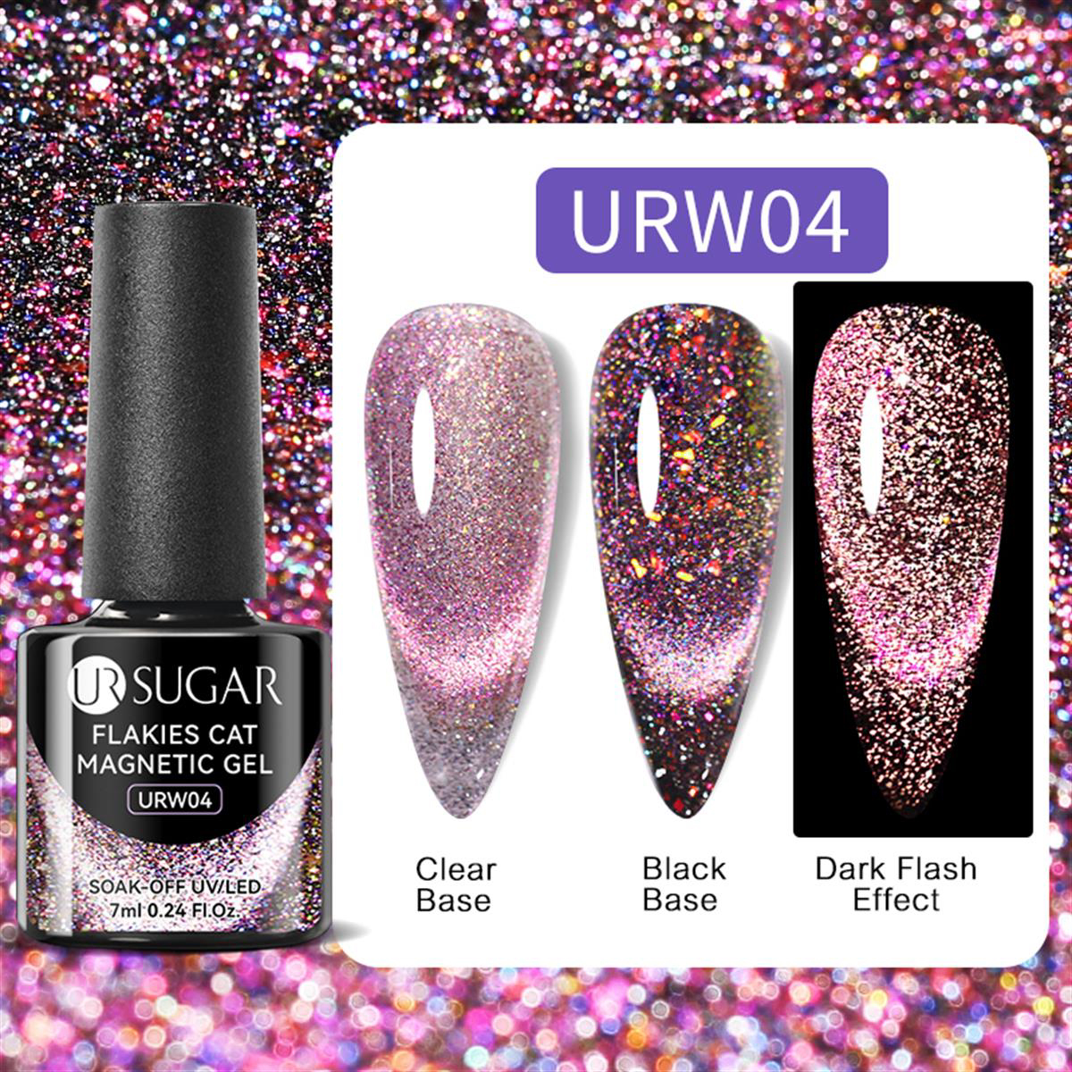UrSugar Urw04 Pembe Kalıcı Sedefli Oje