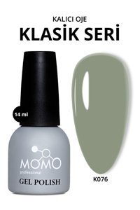 Momo K076 Yosun Yeşili Kalıcı Parlak Oje