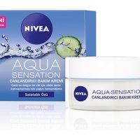 Nivea Aqua Sensation Salatalık Özlü Tüm Ciltler Organik Vegan Parfümlü El Kremi 50 ml